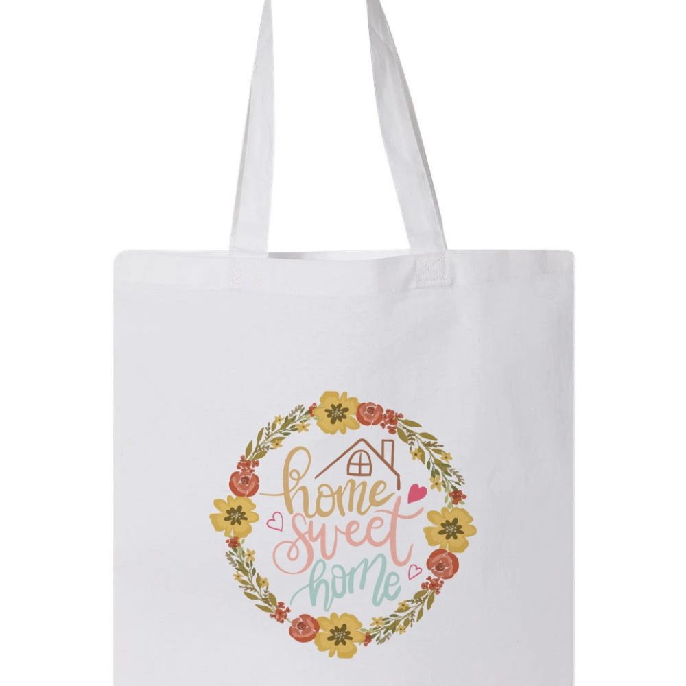 Home Sweet Home Design Tote Bag
